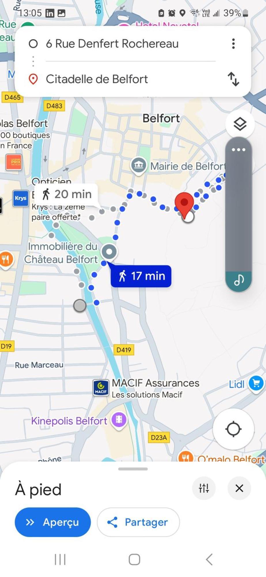 Appartement Le Denfert - Wifi Netflix - Quais De Savoureuse à Belfort Extérieur photo